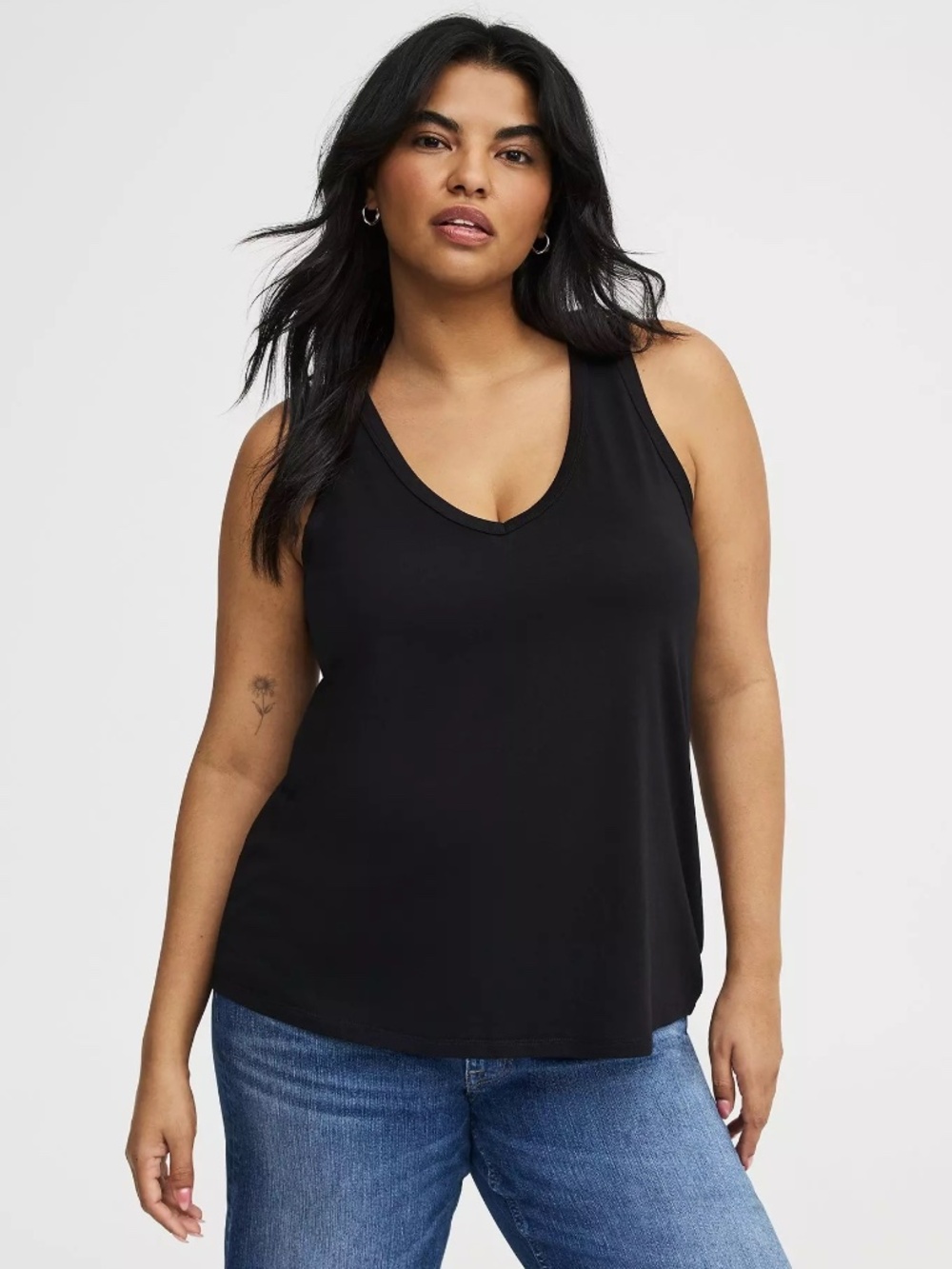 Girlfriend Signature Jersey V-Neck Tank